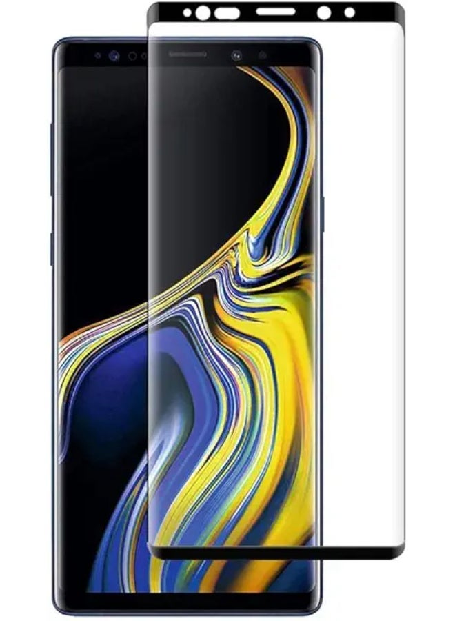 Screen Protector For Samsung Galaxy Note 9 , 5D Tempered Glass Protector 9H Hardness, Bubble Free, HD Clear Samsung Galaxy Note 9 Screen Protector